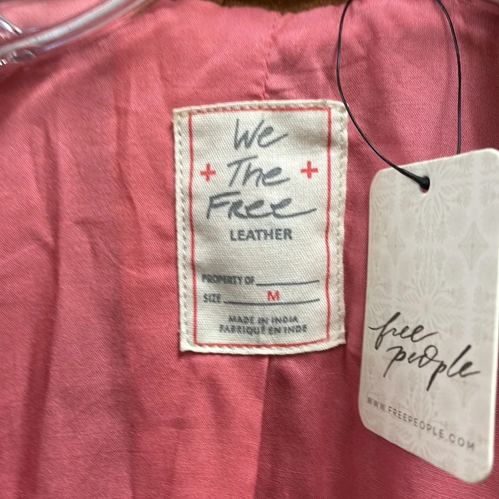 New We The Free Liza Leather Jacket!!🔥🔥🔥 - Picture 14 of 16